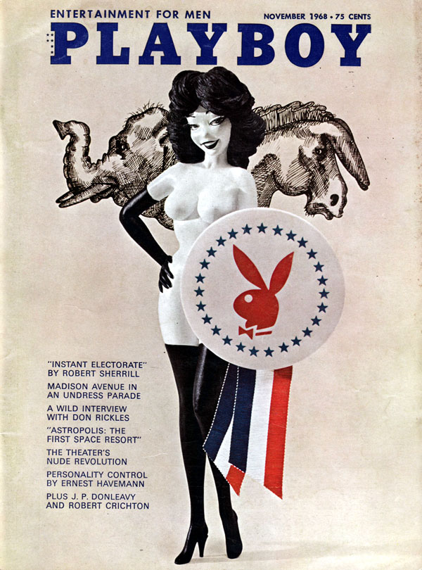 Playboy November 1968 magazine back issue Playboy (USA) magizine back copy Theater of Nude Erotic Art naked girls in Playboys Vintage Back Issue Magazine by Hef Hefner