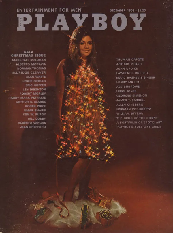 Playboy December 1968, Playboy Christmas Issue December 1968 with erotic nu...