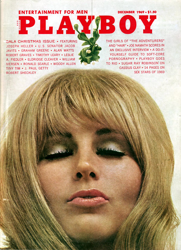 Playboy December 1969 magazine back issue Playboy (USA) magizine back copy Sex Stars of 1969 plus The Girls of Hair Musical naked and sexy beautiful erotic poses
