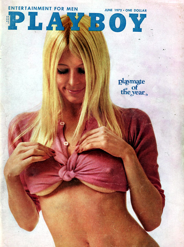 Playboy June 1972 magazine back issue Playboy (USA) magizine back copy Used Playboy Magazine playmate of the year liv lindeland june1972 issue plyaboy