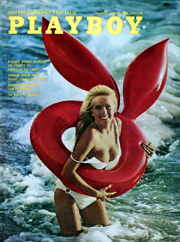 Playboy August 1972 magazine back issue Playboy (USA) magizine back copy PlayboyMagazine