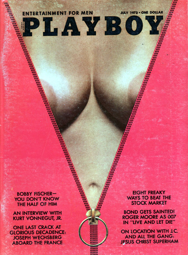 Playboy July 1973 magazine back issue Playboy (USA) magizine back copy MarthaSmith nude playmate of the month pompeoposar shot her nudes