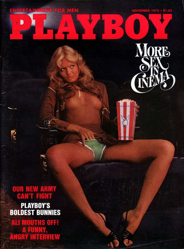 Playboy November 1975 magazine back issue Playboy (USA) magizine back copy Playboy's nude sex in cinema naked photo pictorial for magazine collectors issue 75