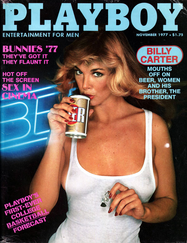 Playboy November 1977 magazine back issue Playboy (USA) magizine back copy PlayboyPlaymate Rita Lee posing naked for magbackissue