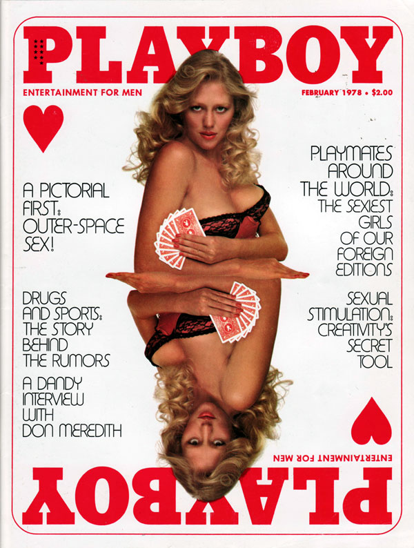 Playboy February 1978 magazine back issue Playboy (USA) magizine back copy Playmates International PlayboysPlaymates photographers