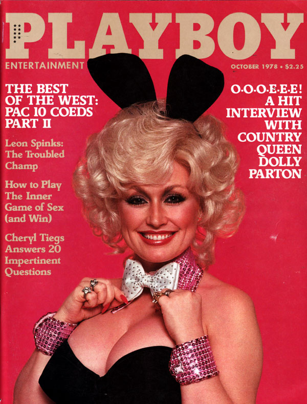 Playboy October 1978 magazine back issue Playboy (USA) magizine back copy Covergirl DollyParton interviewed playboy vintage magazine back issue 1978 pac 10 girls
