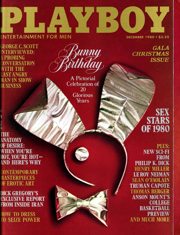 Playboy December 1980 magazine back issue Playboy (USA) magizine back copy Erotic Portfolio Playboys erotica pics from Contemporary Masters