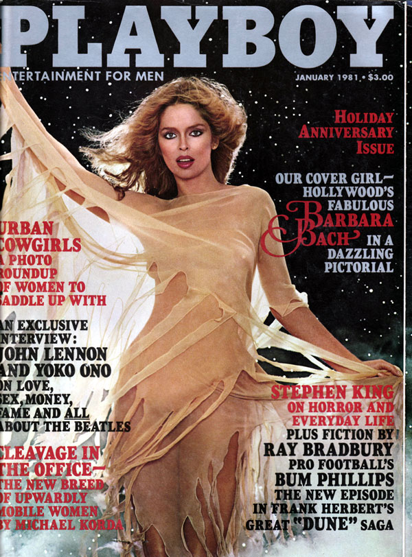 Playboy January 1981 magazine back issue Playboy (USA) magizine back copy HonkyTonk Angels baring skin for playboy magazines phtographers