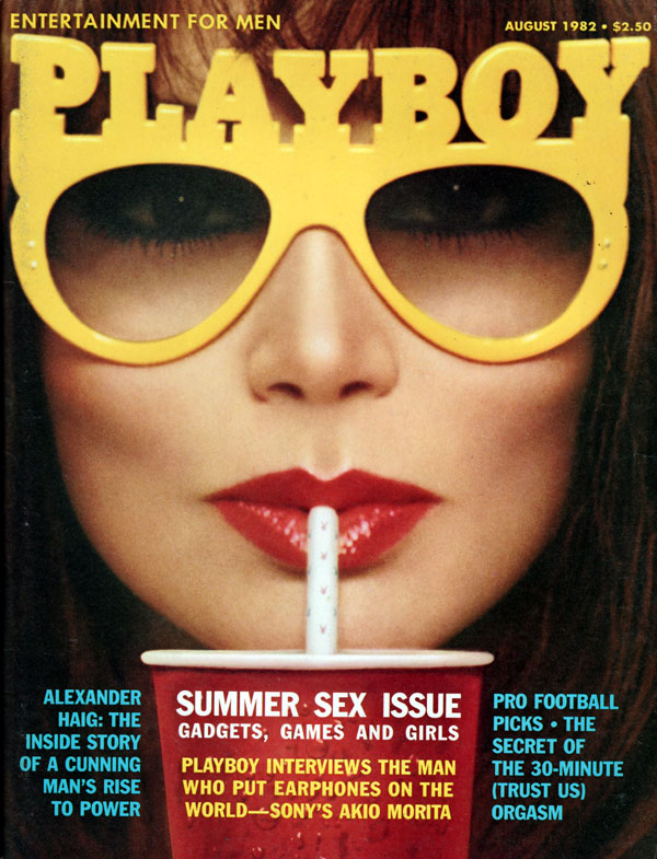 Playboy August 1982 magazine back issue Playboy (USA) magizine back copy Playboy Magazine Vintage Used Archived Database