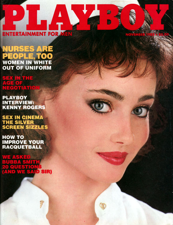 Playboy November 1983 magazine back issue Playboy (USA) magizine back copy Nurses women in white uniforms playboypictorial photos
