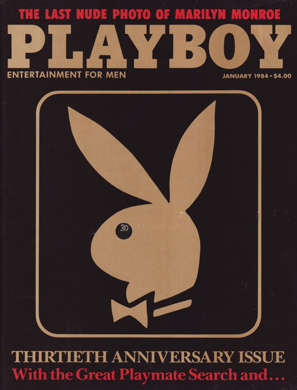 Playboy January 1984 magazine back issue Playboy (USA) magizine back copy Great 30th Anniversary Playmate Search PlayboysPlaymates