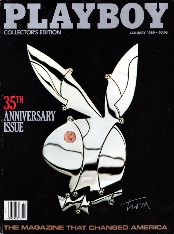 Playboy January 1989 magazine back issue Playboy (USA) magizine back copy Collectors Edition Anniversary Playboy Magazine 35 Years Running Hugh Hefners Playboy # 1 Magazine