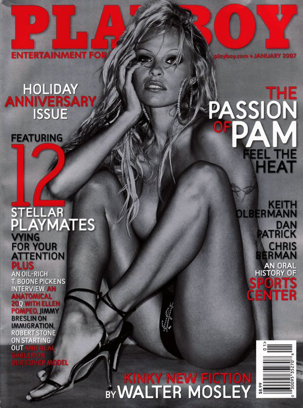 Playboy January 2007 magazine back issue Playboy (USA) magizine back copy january 2007 playboy magazine, holiday anniversary issue, 12 playmates, sexy classy pictorials of nu
