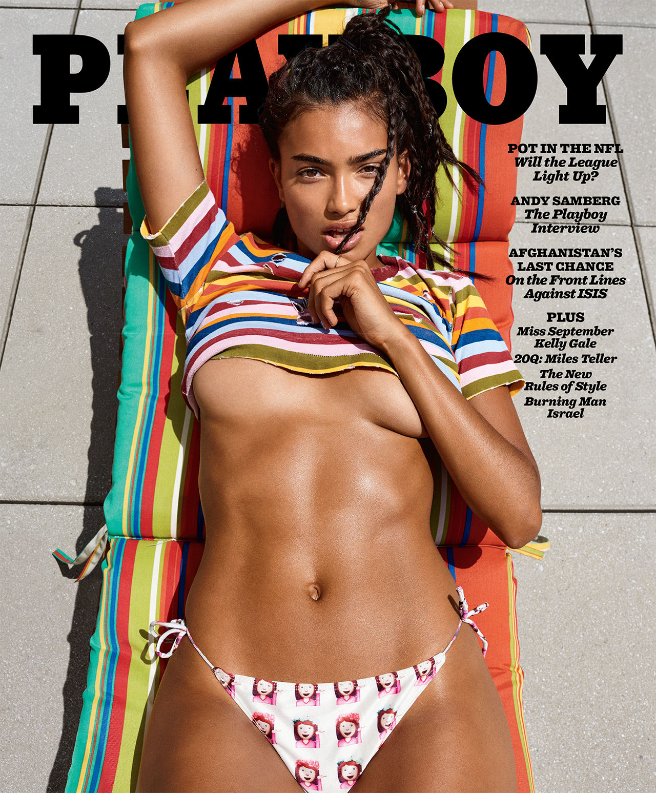 Playboy September 2016 magazine back issue Playboy (USA) magizine back copy 