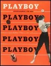 Playboy March 1954 magazine back issue cover image