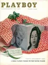 Playboy December 1957 magazine back issue cover image