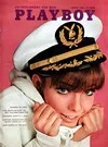 Playboy August 1966 magazine back issue cover image