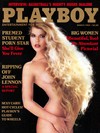 Susie Scott magazine cover appearance Playboy March 1984
