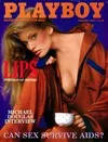 Playboy February 1986 magazine back issue cover image