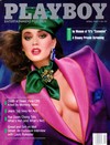 Ava Fabian magazine cover appearance Playboy April 1987