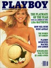 Lisa Matthews magazine cover appearance Playboy June 1991