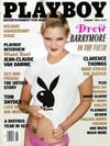 Drew Barrymore magazine cover appearance Playboy January 1995