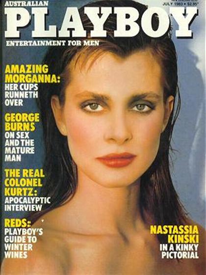 Playboy (Australia) July 1983 magazine back issue Playboy (Australia) magizine back copy Playboy (Australia) magazine July 1983 cover image, with Nastassja Kinski on the cover of the magazi