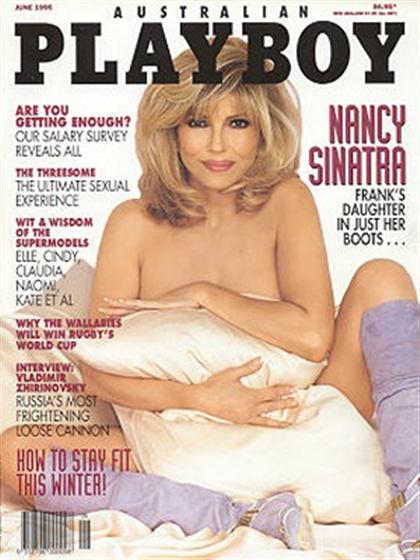 Playboy (Australia) June 1995 magazine back issue Playboy (Australia) magizine back copy Playboy (Australia) magazine June 1995 cover image, with Nancy Sinatra on the cover of the magazine