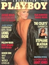 Stephanie Beacham magazine cover appearance Playboy (Australia) April 1987