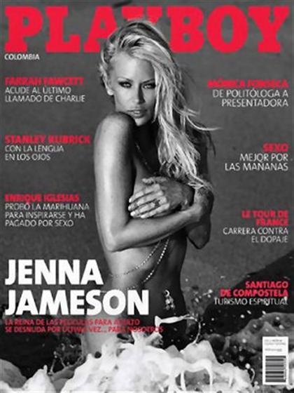 Playboy (Colombia) July 2009 magazine back issue Playboy (Colombia) magizine back copy Playboy (Colombia) magazine July 2009 cover image, with Jenna Jameson on the cover of the magazine