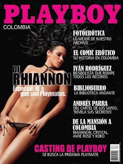 Playboy (Colombia) September 2010 magazine back issue Playboy (Colombia) magizine back copy Playboy (Colombia) September 2010 Magazine Back Issue Published by HMH Publishing, Hugh Marston Hefner. Covergirl Rhiannon Rozier (DJ Rhiannon) (Nude).
