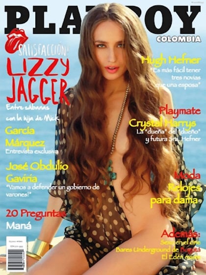 Playboy (Colombia) May 2011 magazine back issue Playboy (Colombia) magizine back copy Playboy (Colombia) magazine May 2011 cover image, with Elizabeth Jagger on the cover of the magazine
