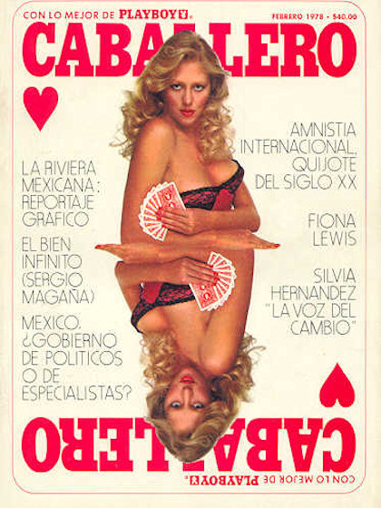 Playboy (Mexico) February 1978 magazine back issue Playboy (Mexico) magizine back copy Playboy (Mexico) magazine February 1978 cover image, with Hope Olson on the cover of the magazine