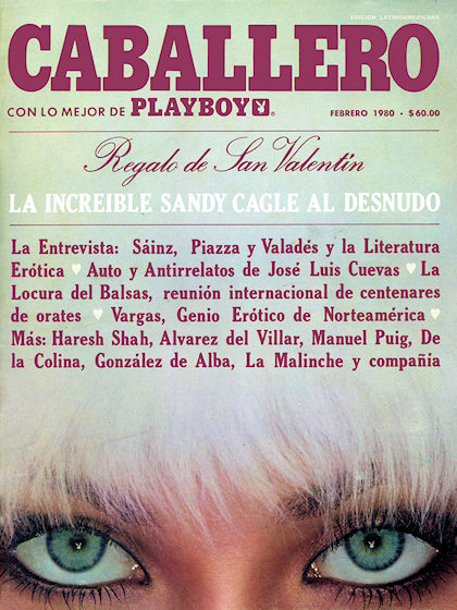 Playboy (Mexico) February 1980 magazine back issue Playboy (Mexico) magizine back copy Playboy (Mexico) magazine February 1980 cover image, with Candace Collins on the cover of the magazi