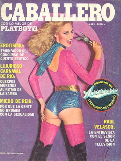 Playboy (Mexico) April 1980 magazine back issue Playboy (Mexico) magizine back copy Playboy (Mexico) magazine April 1980 cover image, with Shari Shattuck on the cover of the magazine