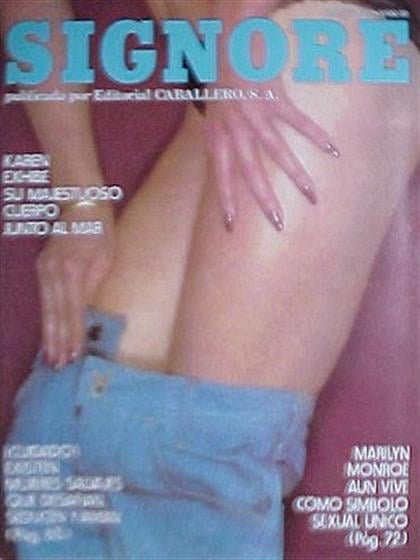 Playboy (Mexico) March 1982 magazine back issue Playboy (Mexico) magizine back copy Playboy (Mexico) magazine March 1982 cover image, with Unknown on the cover of the magazine