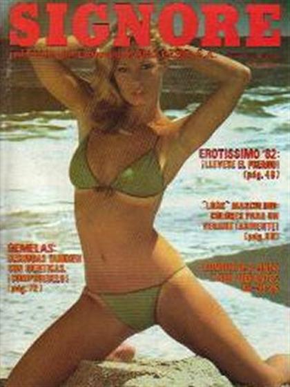 Playboy (Mexico) April 1982 magazine back issue Playboy (Mexico) magizine back copy Playboy (Mexico) magazine April 1982 cover image, with Unknown on the cover of the magazine