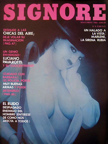 Playboy (Mexico) November 1982 magazine back issue Playboy (Mexico) magizine back copy Playboy (Mexico) magazine November 1982 cover image, with Lorraine Michaels on the cover of the maga