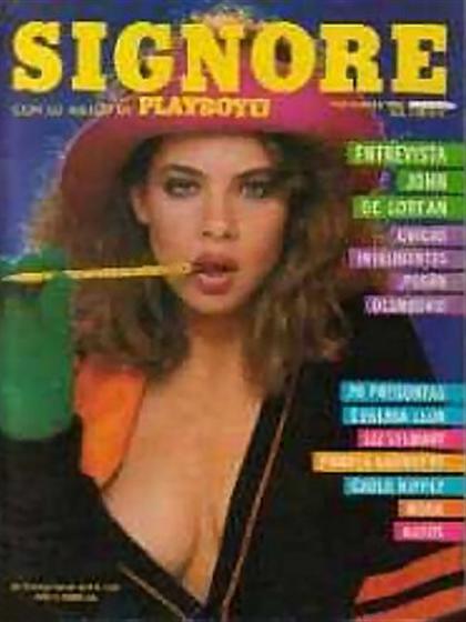 Playboy (Mexico) November 1985 magazine back issue Playboy (Mexico) magizine back copy Playboy (Mexico) magazine November 1985 cover image, with Teri Weigel  on the cover of the magazine