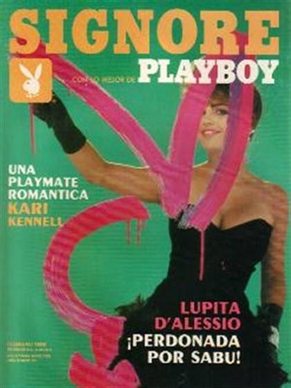 Playboy (Mexico) February 1988 magazine back issue Playboy (Mexico) magizine back copy Playboy (Mexico) magazine February 1988 cover image, with Unknown on the cover of the magazine