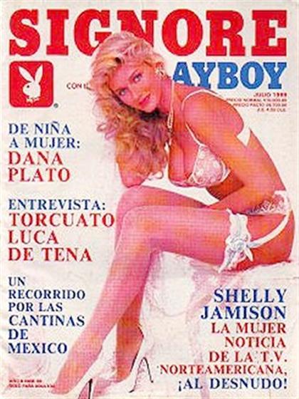 Playboy (Mexico) July 1989 magazine back issue Playboy (Mexico) magizine back copy Playboy (Mexico) magazine July 1989 cover image, with Kimberley Conrad (Kimberley Hefner) on the cov