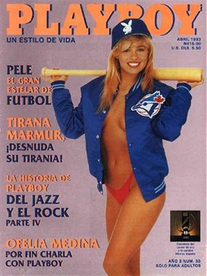 Playboy (Mexico) April 1993 magazine back issue Playboy (Mexico) magizine back copy Playboy (Mexico) magazine April 1993 cover image, with Pamela Anderson on the cover of the magazine