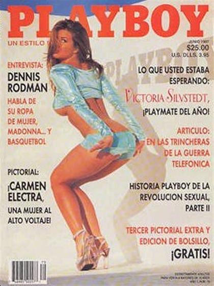 Playboy (Mexico) June 1997 magazine back issue Playboy (Mexico) magizine back copy Playboy (Mexico) magazine June 1997 cover image, with Carmen Electra (Tara Patrick) on the cover of 