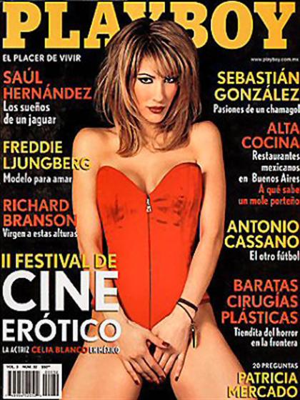 Playboy (Mexico) June 2005 magazine back issue Playboy (Mexico) magizine back copy Playboy (Mexico) magazine June 2005 cover image, with Celia Blanco on the cover of the magazine