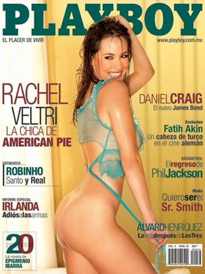 Playboy (Mexico) December 2005 magazine back issue Playboy (Mexico) magizine back copy Playboy (Mexico) magazine December 2005 cover image, with Rachel Veltri on the cover of the magazine