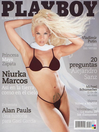 Playboy (Mexico) February 2007 magazine back issue Playboy (Mexico) magizine back copy Playboy (Mexico) magazine February 2007 cover image, with Niurka Marcos on the cover of the magazine