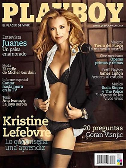 Playboy (Mexico) November 2007 magazine back issue Playboy (Mexico) magizine back copy Playboy (Mexico) magazine November 2007 cover image, with Kristine Lefebvre on the cover of the maga