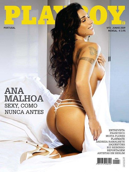 Playboy (Portugal) June 2009 magazine back issue Playboy (Portugal) magizine back copy Playboy (Portugal) magazine June 2009 cover image, with Ana Malhoa on the cover of the magazine