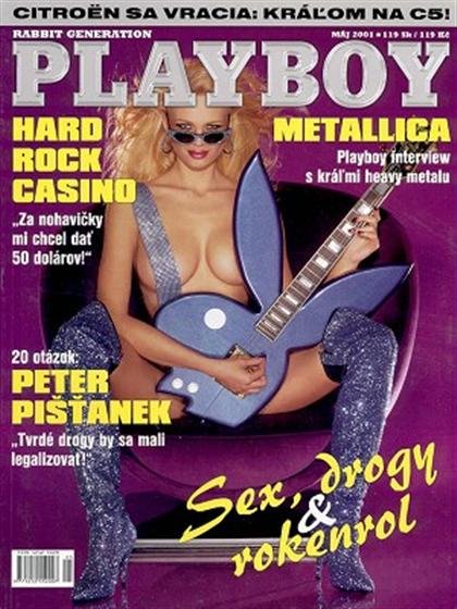 Playboy (Slovakia) May 2001 magazine back issue Playboy (Slovakia) magizine back copy Playboy (Slovakia) magazine May 2001 cover image, with Irina Voronina on the cover of the magazine