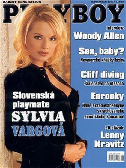 Playboy (Slovakia) September 2002 magazine back issue Playboy (Slovakia) magizine back copy Playboy (Slovakia) magazine September 2002 cover image, with Sylvia Vargová on the cover of the maga